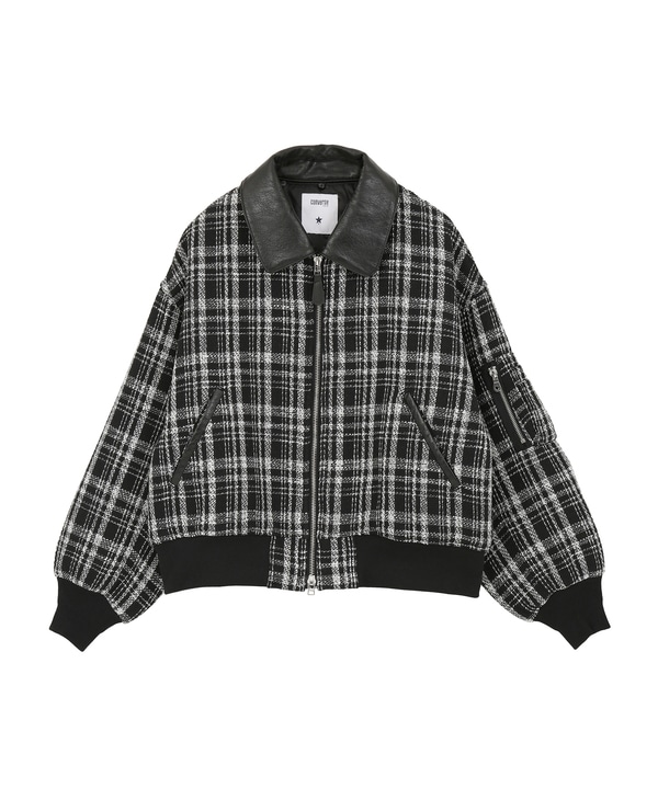 HL TWEED MA-1 BLOUSON 詳細画像 ブラック 1