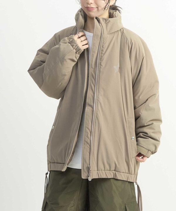 SIDE ZIP PADDED JACKET 詳細画像 ベージュ 1