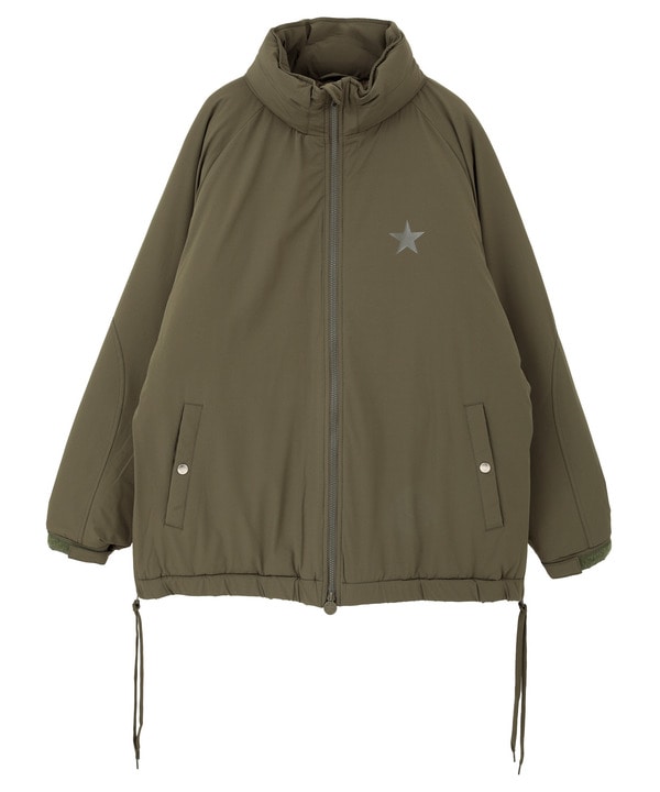 SIDE ZIP PADDED JACKET 詳細画像 オリーブ 1
