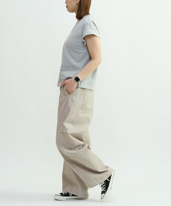 VINTAGE-LIKE BARREL LEG PANTS 詳細画像 1