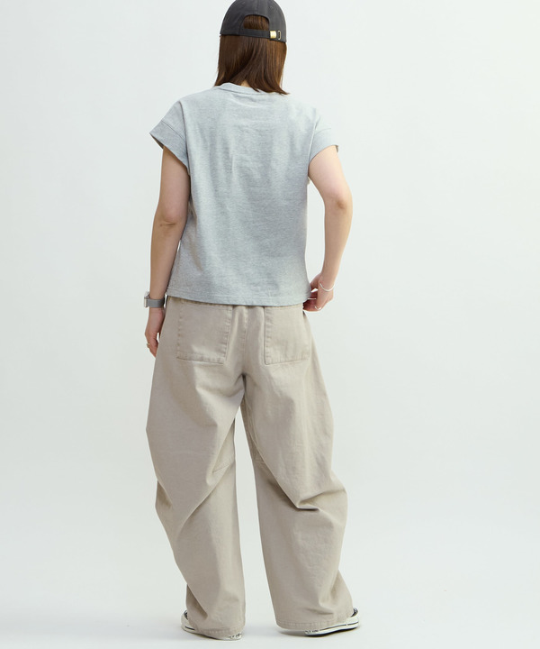 VINTAGE-LIKE BARREL LEG PANTS 詳細画像 3