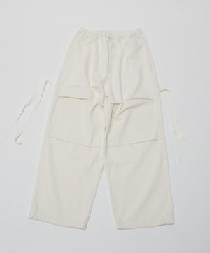 DENIM WIDE CARGO PANTS