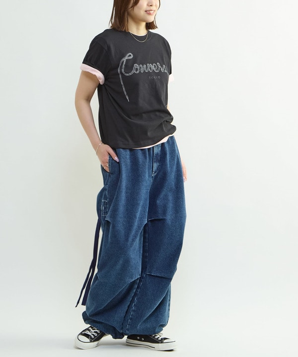 DENIM WIDE CARGO PANTS 詳細画像 3