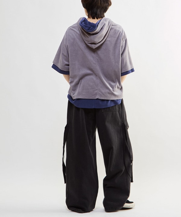 DENIM WIDE CARGO PANTS 詳細画像 7