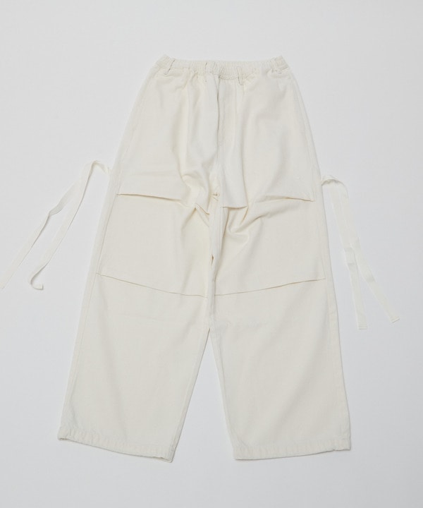 DENIM WIDE CARGO PANTS 詳細画像 ホワイト 1