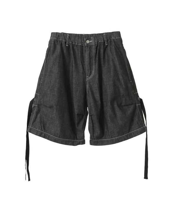 2WAY DETACHABLE DENIM WIDE CARGO PANTS 詳細画像 1