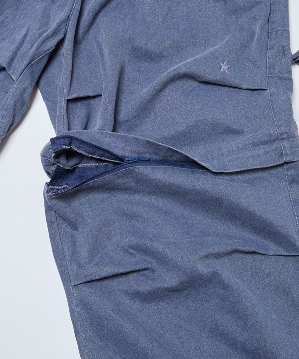 2WAY DETACHABLE DENIM WIDE CARGO PANTS 詳細画像 12