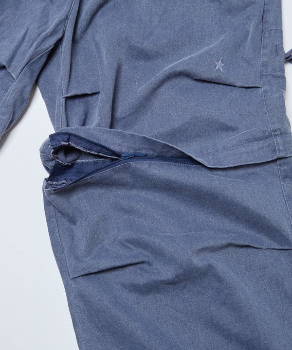 2WAY DETACHABLE DENIM WIDE CARGO PANTS 詳細画像 17