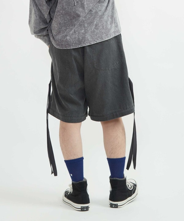 2WAY DETACHABLE DENIM WIDE CARGO PANTS 詳細画像 27