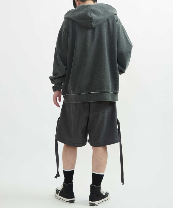 2WAY DETACHABLE DENIM WIDE CARGO PANTS 詳細画像 30