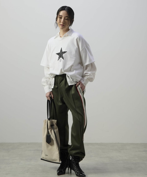 SIDE LINE LOOSE TRACK PANTS 詳細画像 1