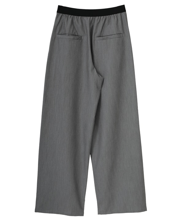 WAIST LOGO WIDE SLACKS PANTS 詳細画像 1