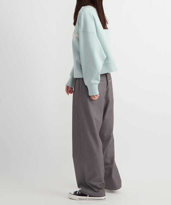 WAIST LOGO WIDE SLACKS PANTS 詳細画像 19