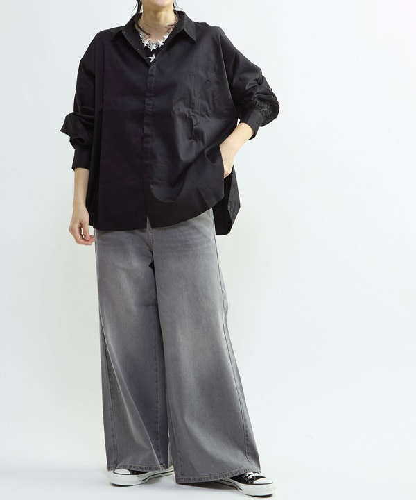 【HL】DOUBLE WAIST WIDE DENIM PANTS 詳細画像 12