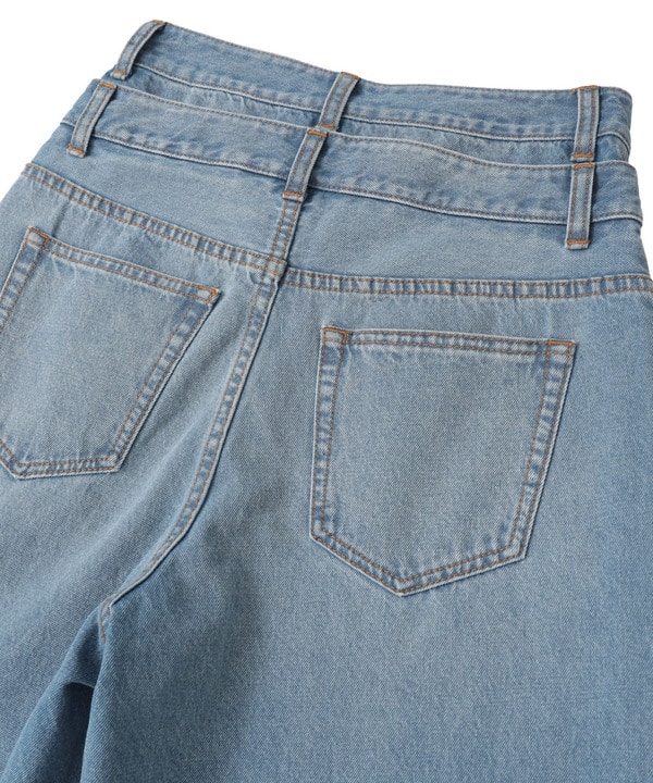 【HL】DOUBLE WAIST WIDE DENIM PANTS 詳細画像 20