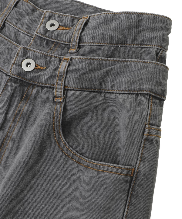 【HL】DOUBLE WAIST WIDE DENIM PANTS 詳細画像 27