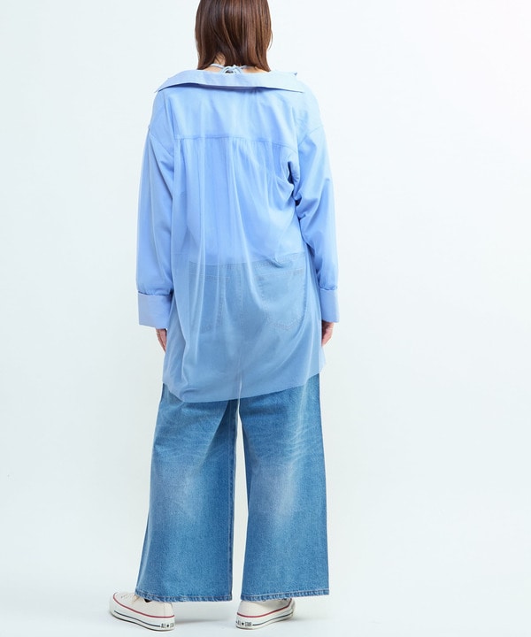 【HL】DOUBLE WAIST WIDE DENIM PANTS 詳細画像 5