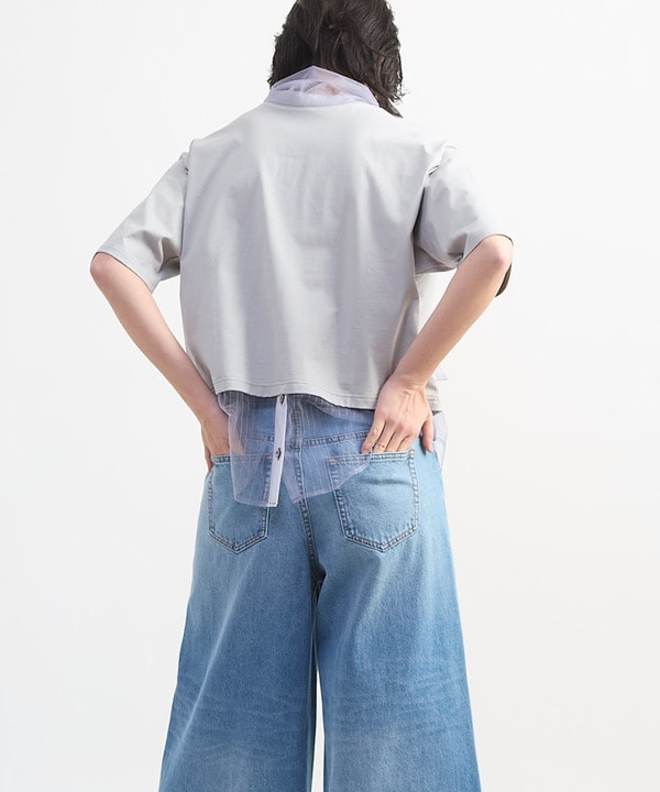 【HL】DOUBLE WAIST WIDE DENIM PANTS 詳細画像 7