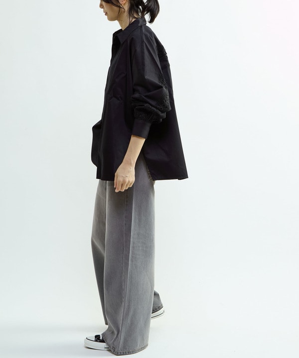 【HL】DOUBLE WAIST WIDE DENIM PANTS 詳細画像 9