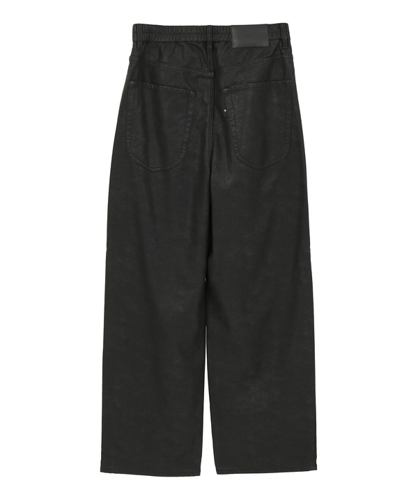 FAKE LEATHER COTTON STRAIGHT PANTS 詳細画像 16