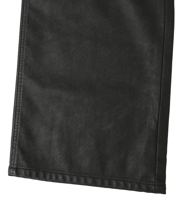 FAKE LEATHER COTTON STRAIGHT PANTS 詳細画像 18