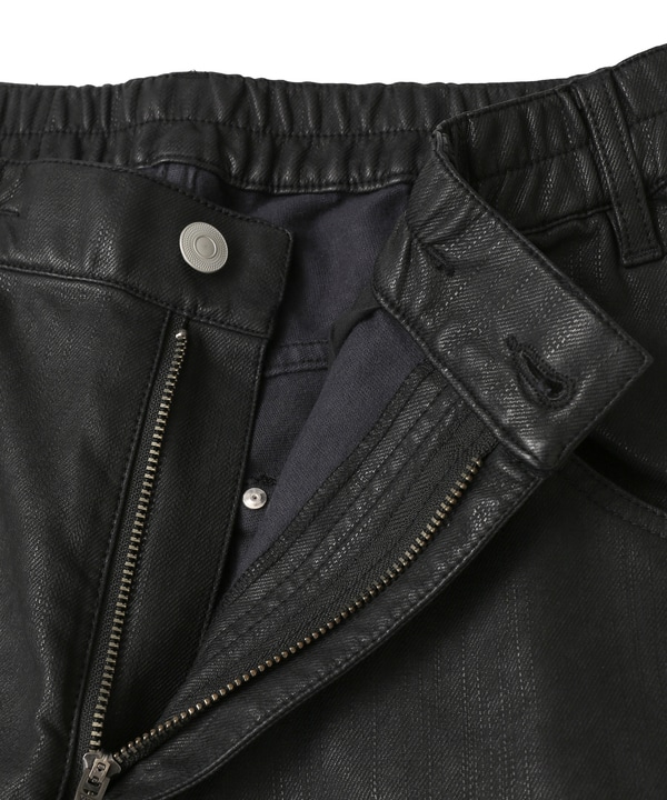 FAKE LEATHER COTTON STRAIGHT PANTS 詳細画像 19
