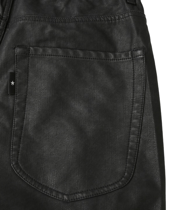 FAKE LEATHER COTTON STRAIGHT PANTS 詳細画像 20