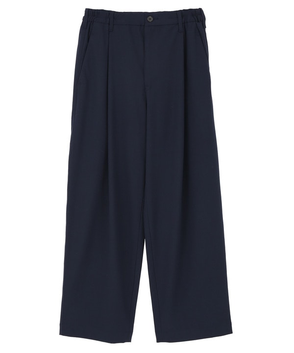 WOOL BLEND TUCK SLACKS 詳細画像 1