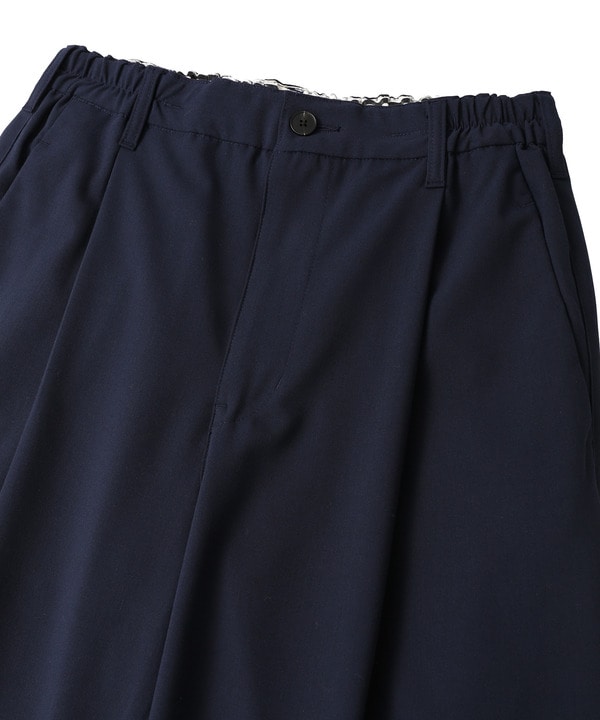 WOOL BLEND TUCK SLACKS 詳細画像 4