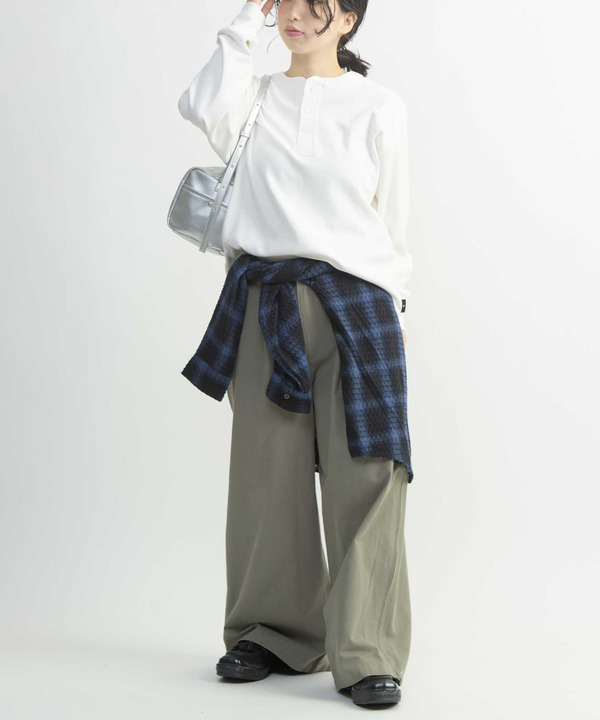 SIDE ZIP PLEATED PANTS 詳細画像 2