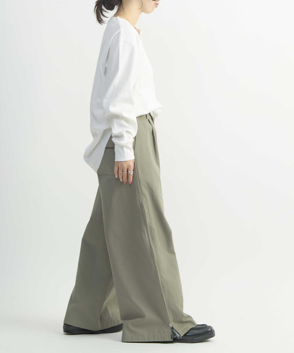 SIDE ZIP PLEATED PANTS 詳細画像 4