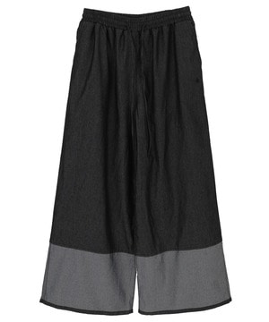 LIGHT DENIM WIDE PANTS