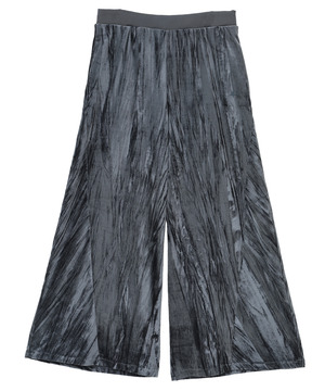 CRUSH VELOUR WIDE EASY PANTS