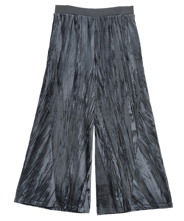 CRUSH VELOUR WIDE EASY PANTS 詳細画像 6