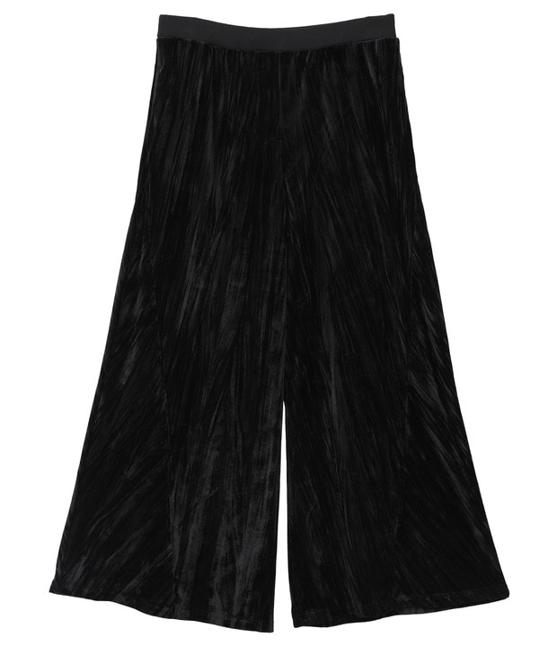 CRUSH VELOUR WIDE EASY PANTS 詳細画像 8