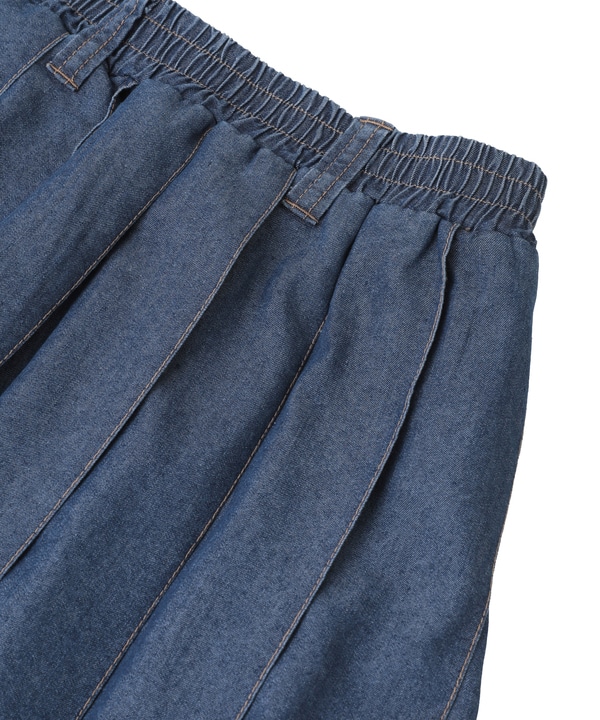 LIGHT DENIM PLEATED SKIRT 詳細画像 15