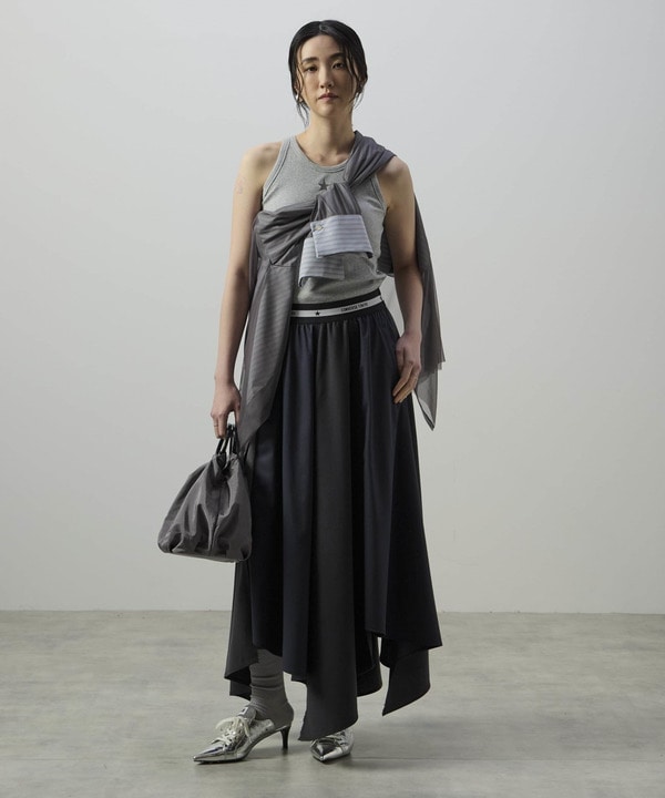 STAR★ RANDOM CUT DENIM SKIRT 詳細画像 4