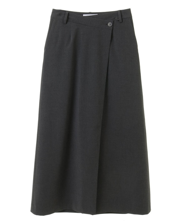 【HL】POCKET TAB ASYMMETRY SKIRT(SET-UP) 詳細画像 グレー 1