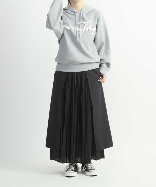  DOCKING LAYERED PLEATS SKIRT 詳細画像 1