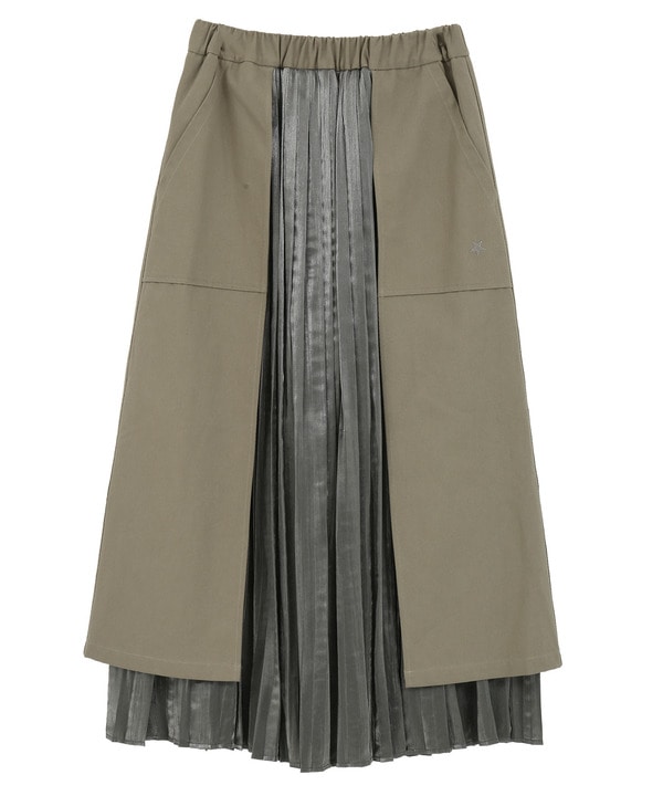  DOCKING LAYERED PLEATS SKIRT 詳細画像 5