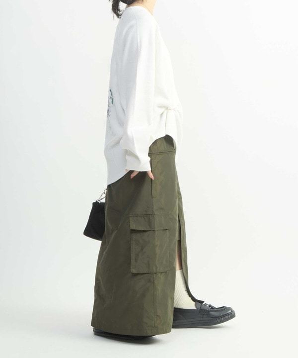 2WAY DETACHABLE MILITARY CARGO SKIRT 詳細画像 1