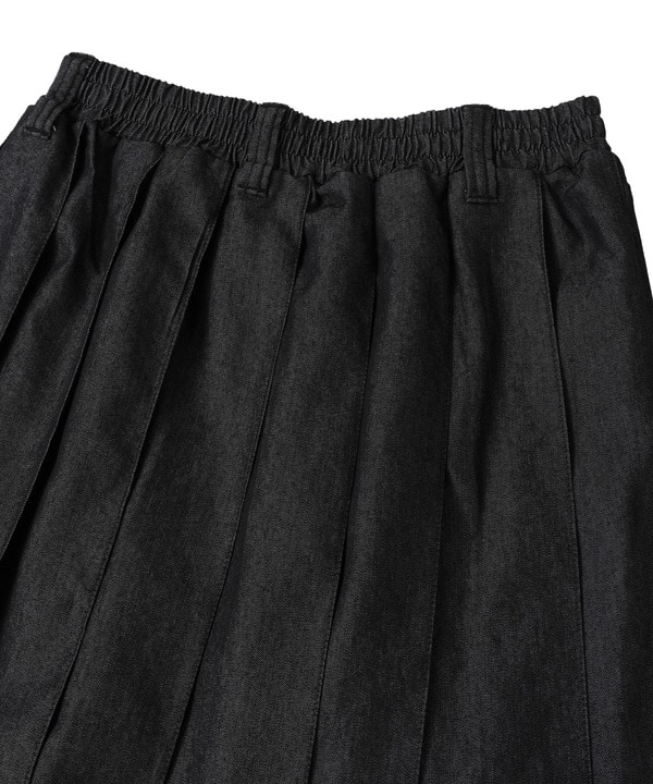 LIGHT DENIM PLEATED SKIRT 詳細画像 5