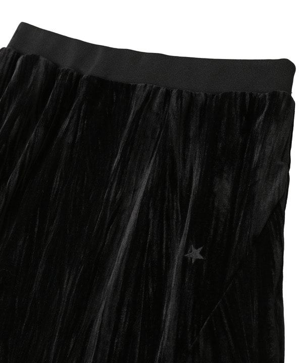 CRUSH VELOUR FLARE SKIRT 詳細画像 5