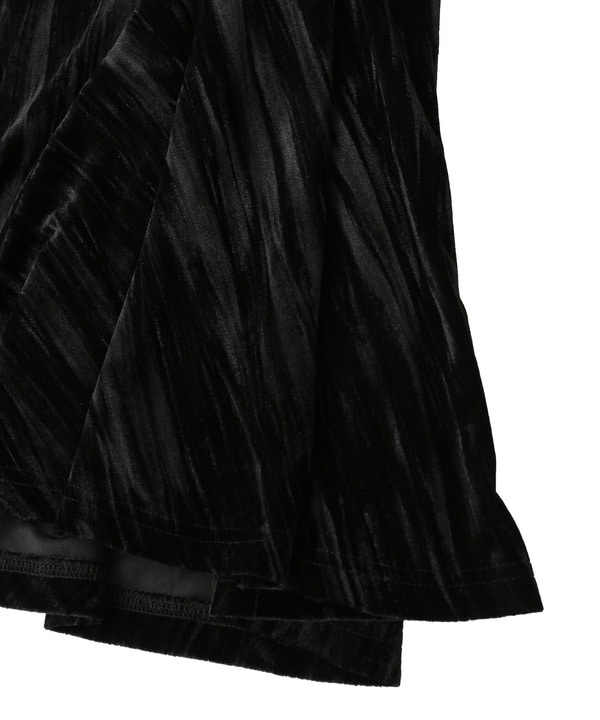 CRUSH VELOUR FLARE SKIRT 詳細画像 8