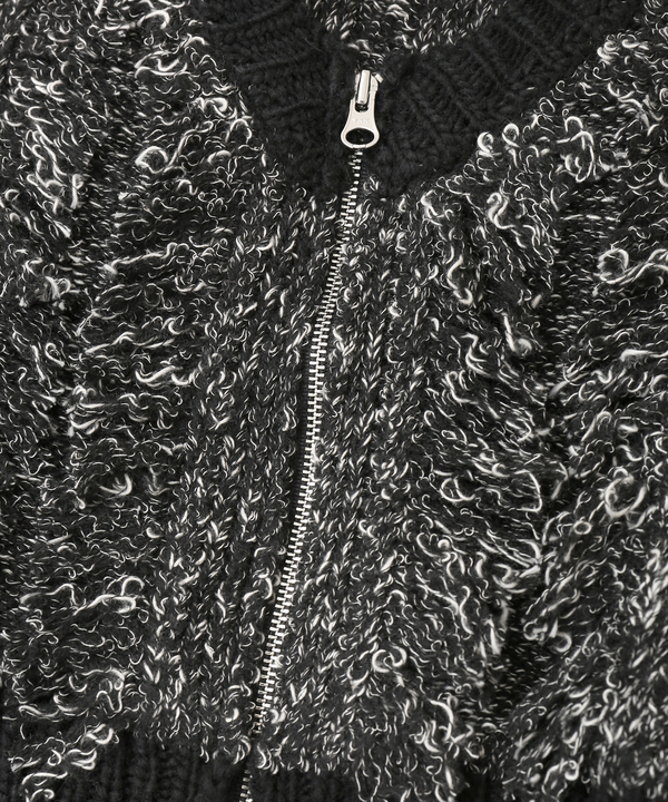 PATCHWORK STITCH CABLE KNIT CARDIGAN 詳細画像 6