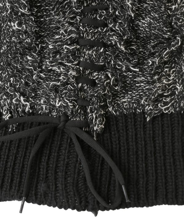 PATCHWORK STITCH CABLE KNIT CARDIGAN 詳細画像 8