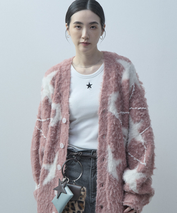 STAR★ ALLOVER STITCH KNIT CARDIGAN 詳細画像 18