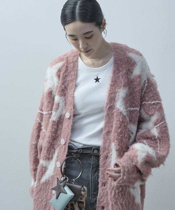 STAR★ ALLOVER STITCH KNIT CARDIGAN 詳細画像 19