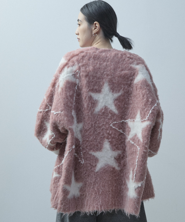 STAR★ ALLOVER STITCH KNIT CARDIGAN 詳細画像 21