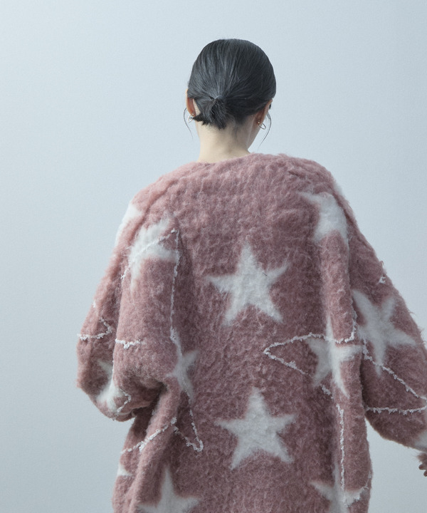 STAR★ ALLOVER STITCH KNIT CARDIGAN 詳細画像 22